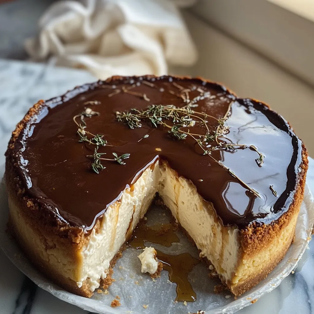 Tangy Feta Cheesecake