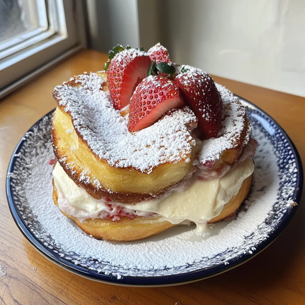 Delicious Strawberry Toast Treat