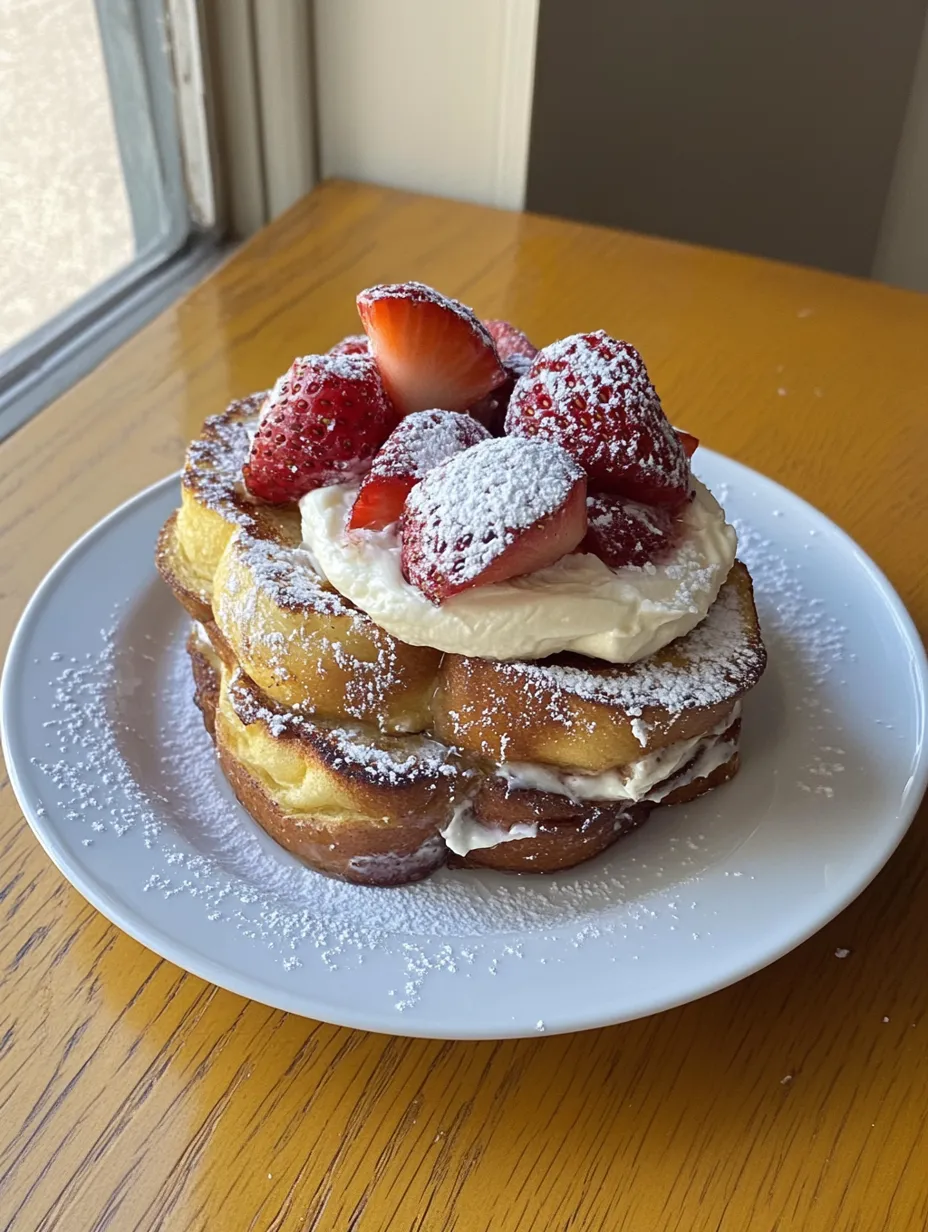 Easy Strawberry Cream Cheese French Toast