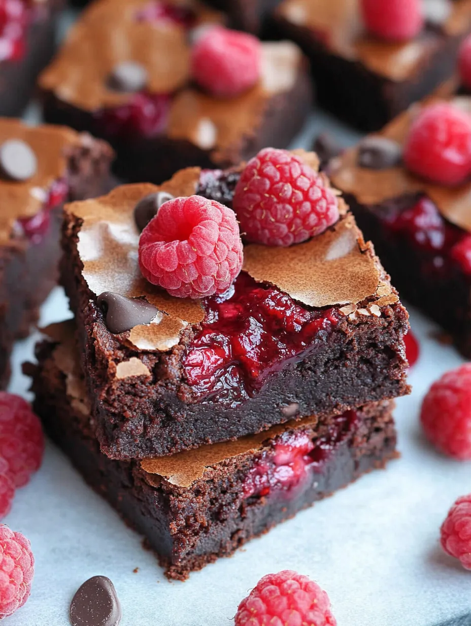 Raspberry Brownies Recipe