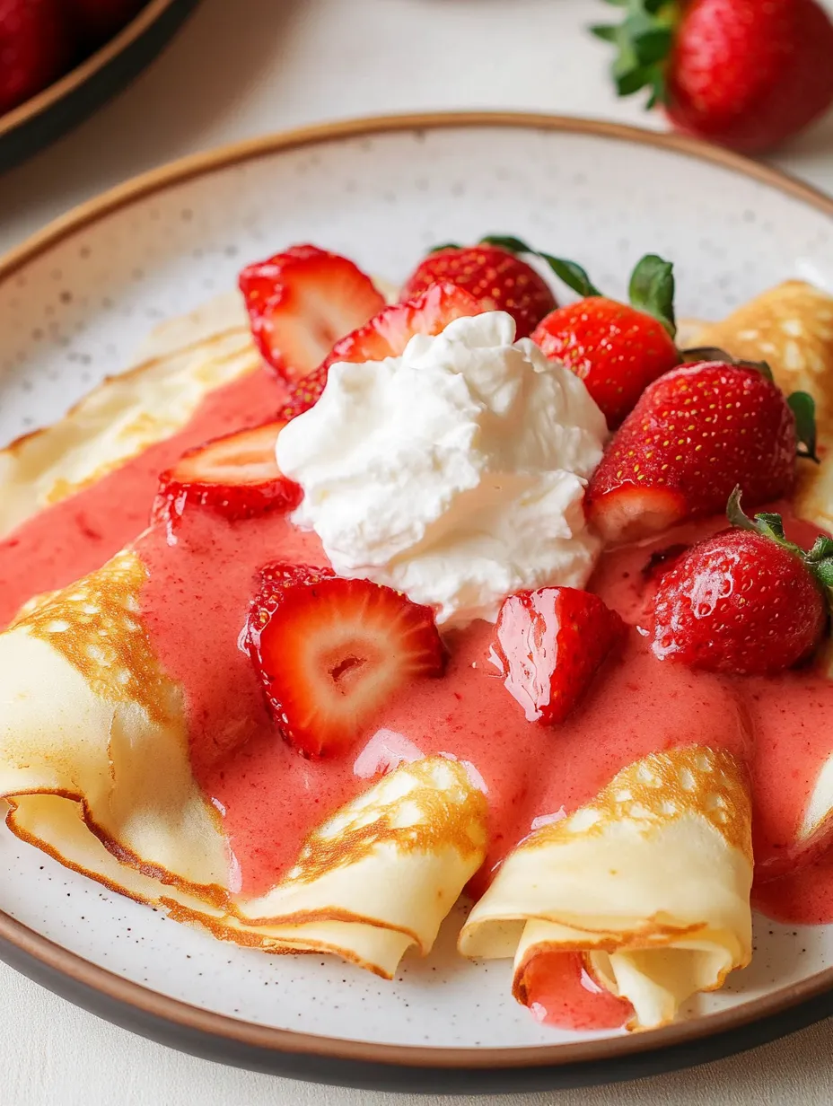 Strawberry Crepes Recipe