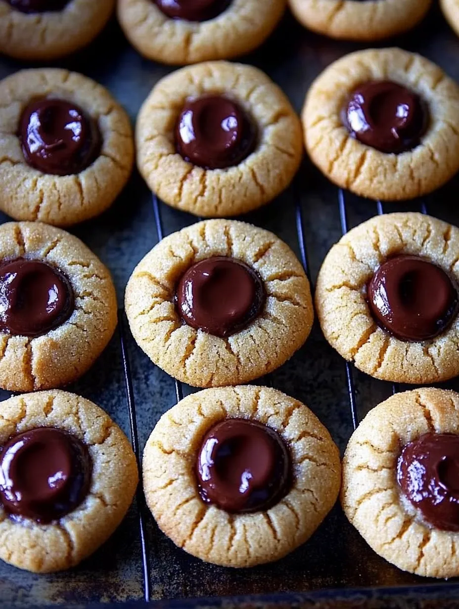 Easy Hazelnut Chocolate Thumbprint Cookies Recipe