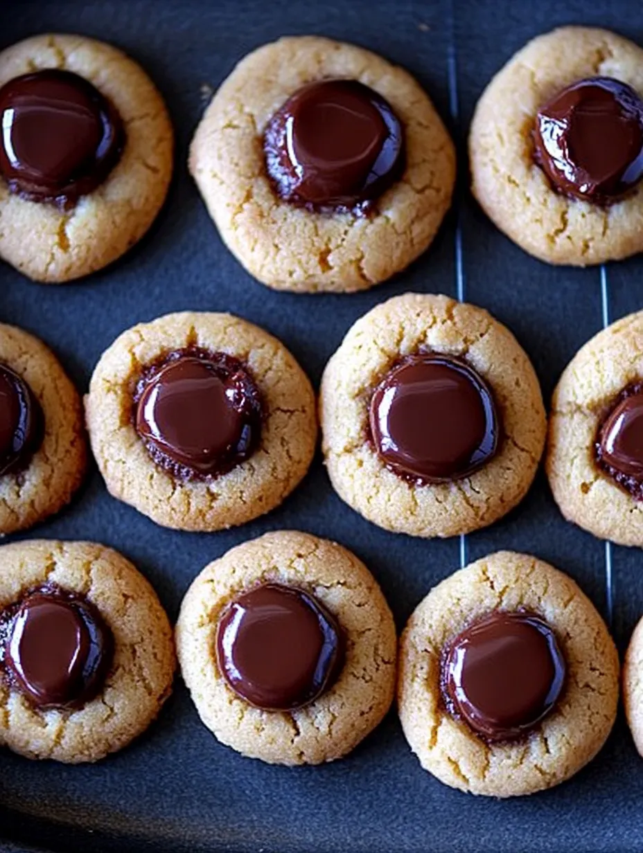 Hazelnut Chocolate Thumbprint Cookies Recipe