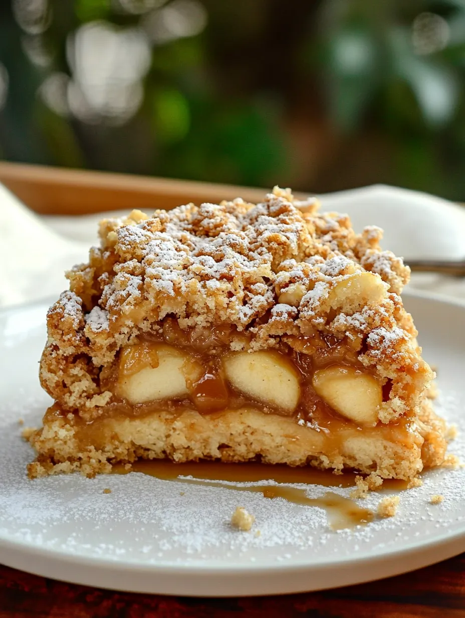 Easy Apple Cake with Streusel and Caramel Sauce