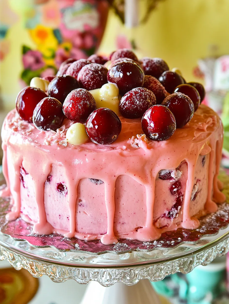 White Chocolate Cranberry Cake