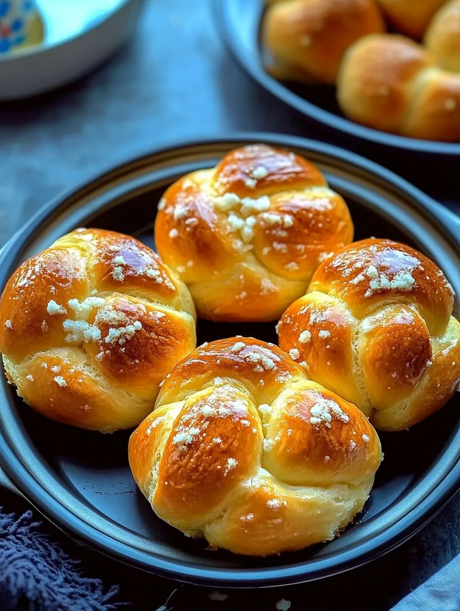 Maple Glazed Challah Rolls Recipe