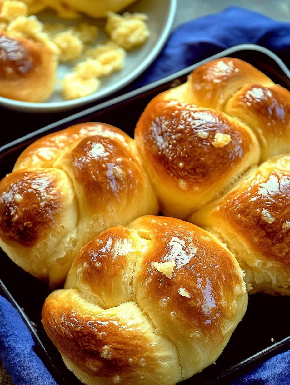 Maple Glazed Challah Rolls