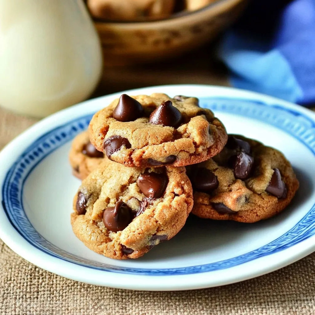 Easy Peanut Butter Chocolate Chip Cookies Recipe