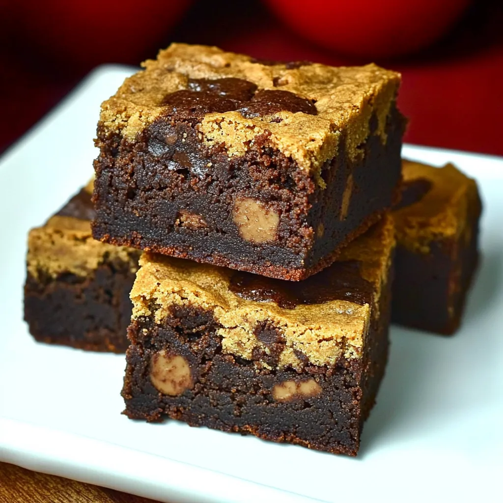 Easy Cookie Dough Brownies Recipe