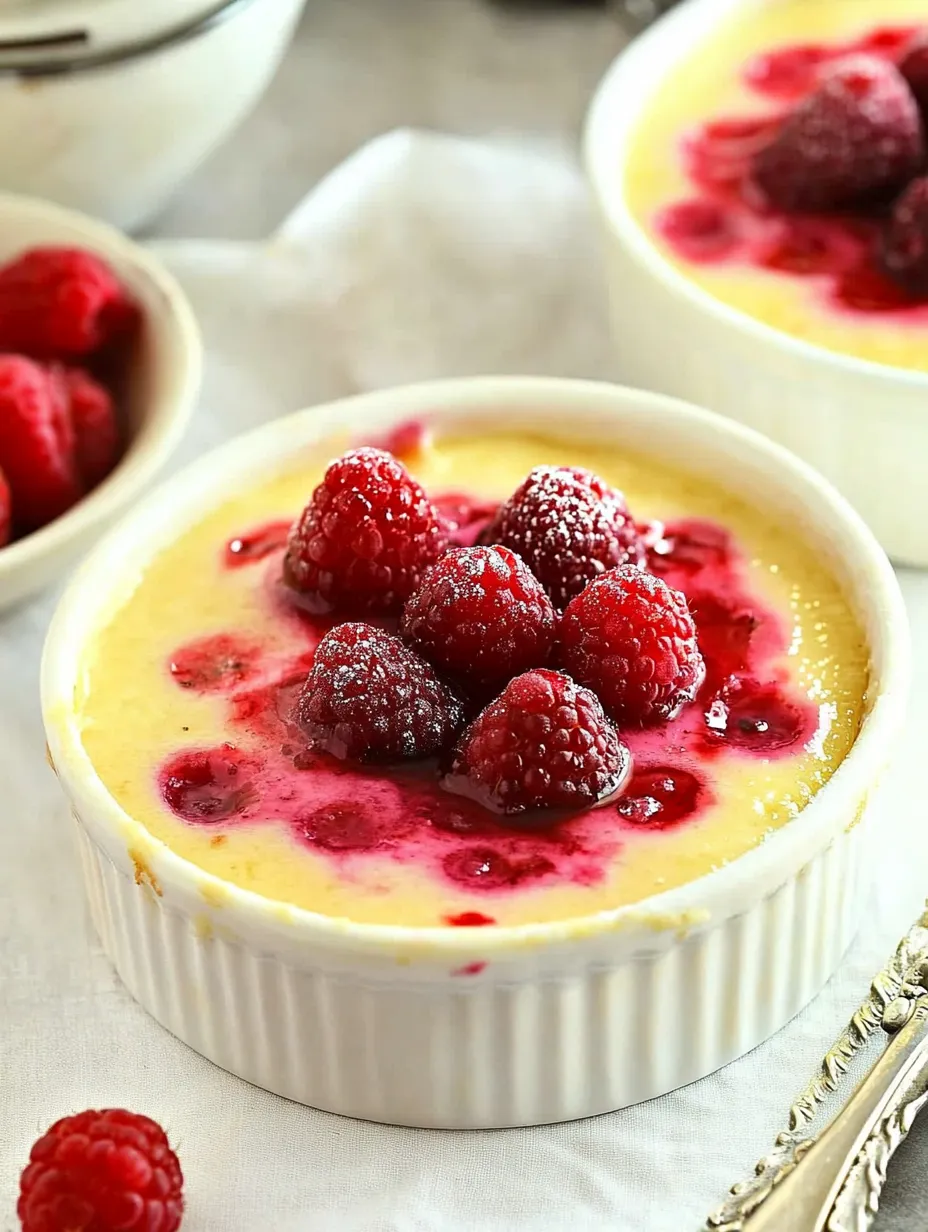 Easy Raspberry Custard