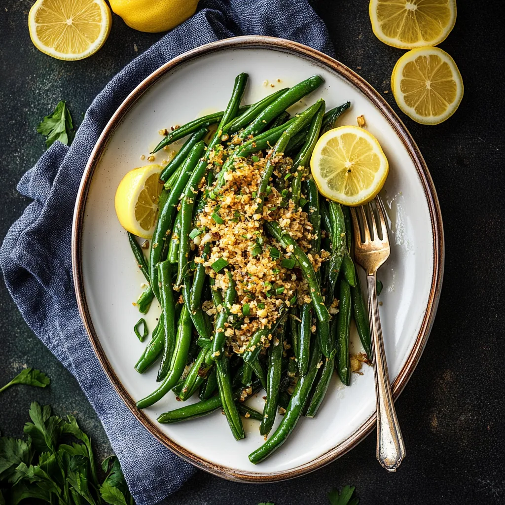 Easy Lemon Garlic Green Beans Recipe