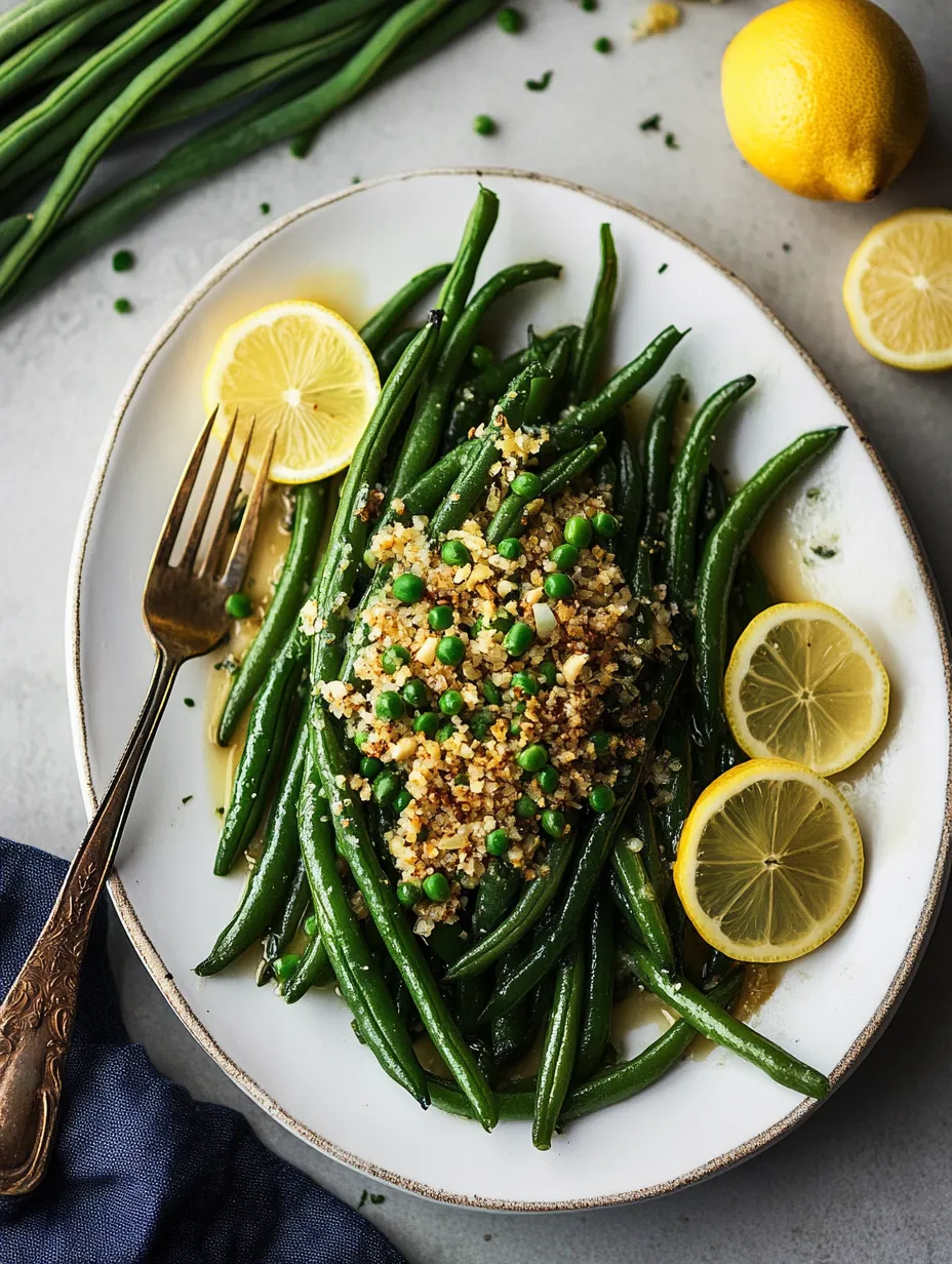 Easy Lemon Garlic Green Beans