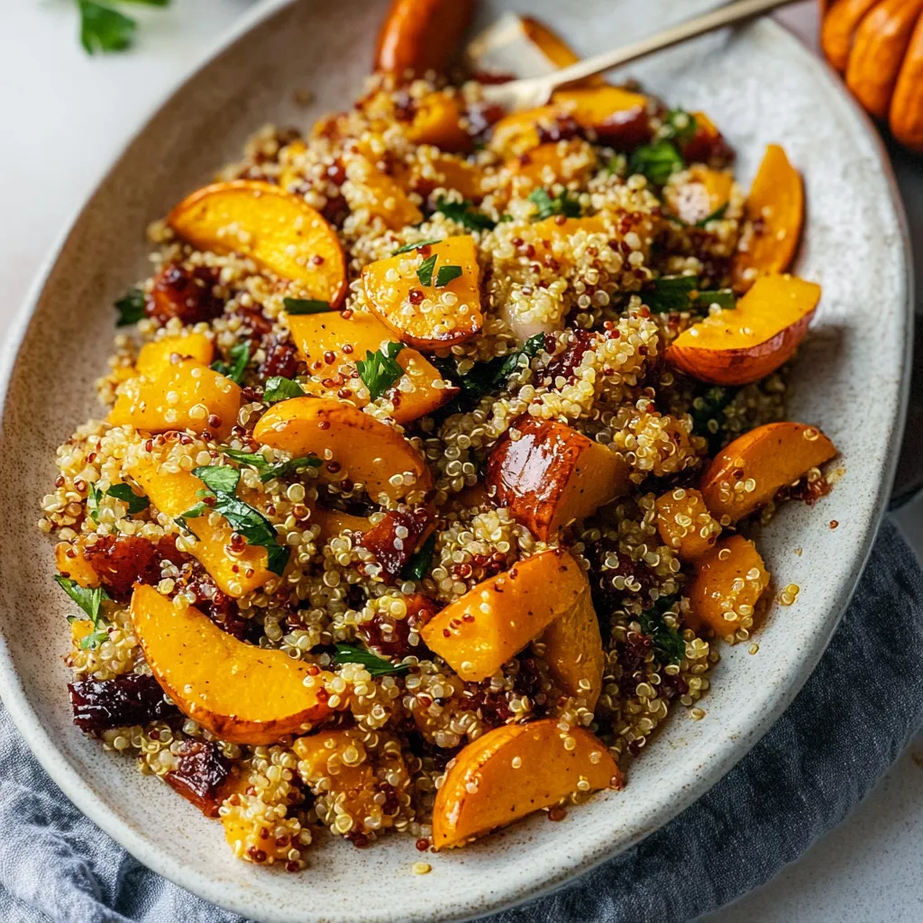 Easy Pumpkin Quinoa Salad Recipe