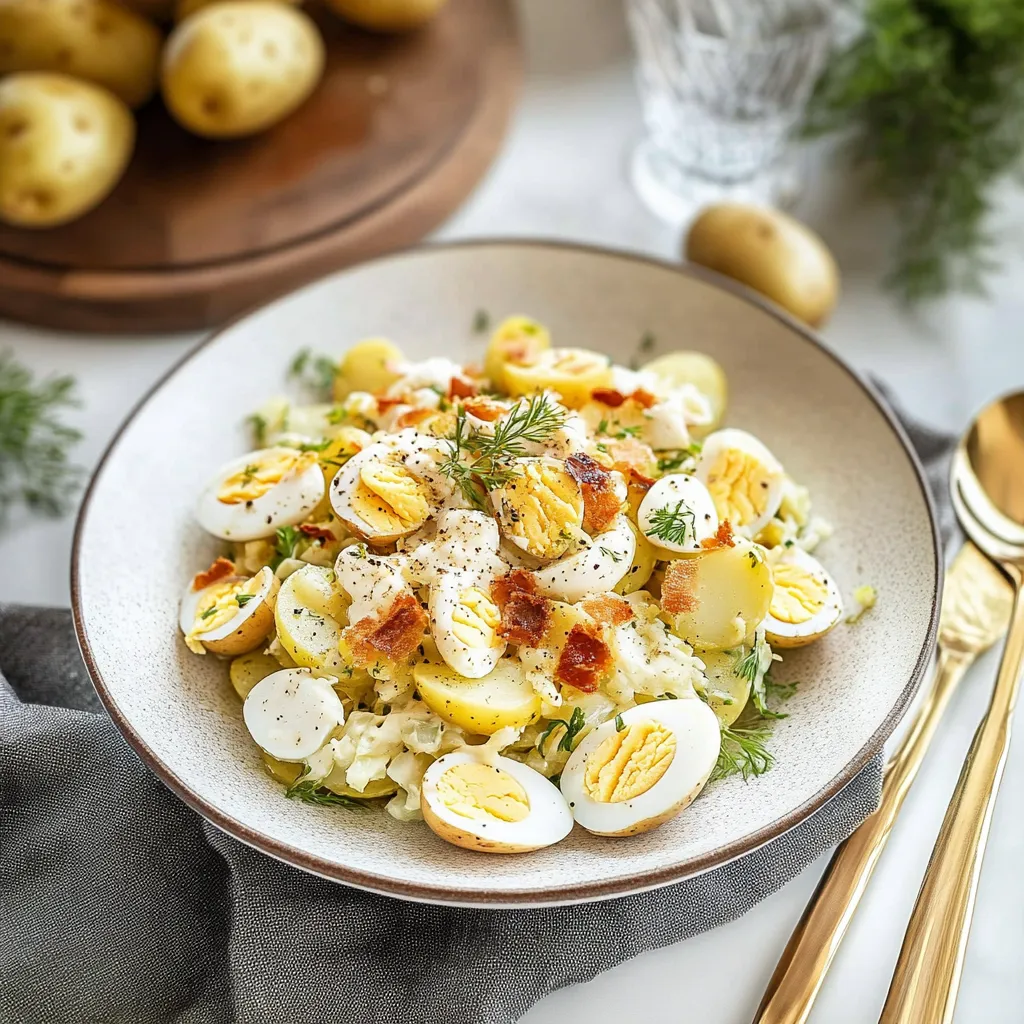 Easy Potato and Egg Salad Recipe