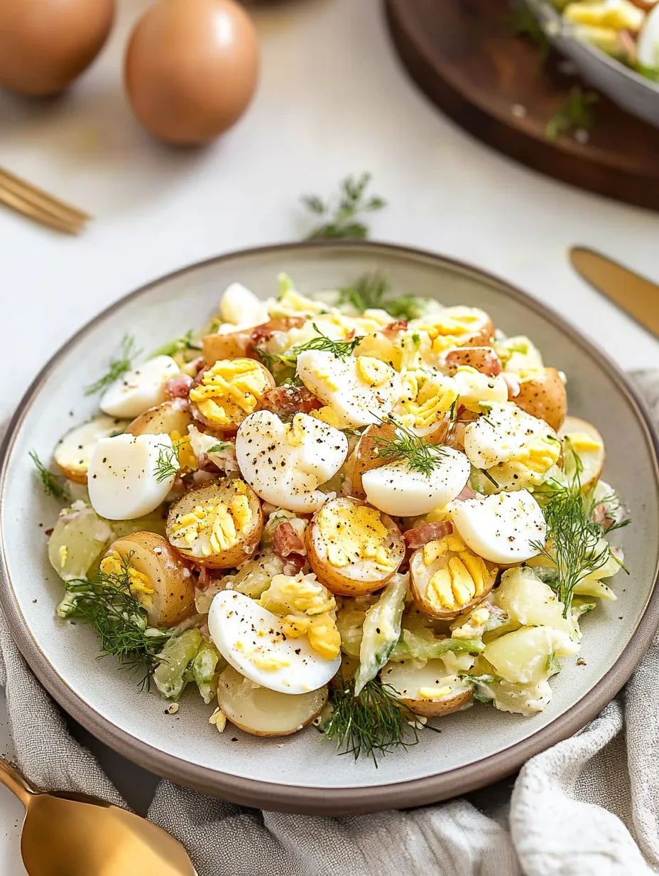 Easy Potato and Egg Salad