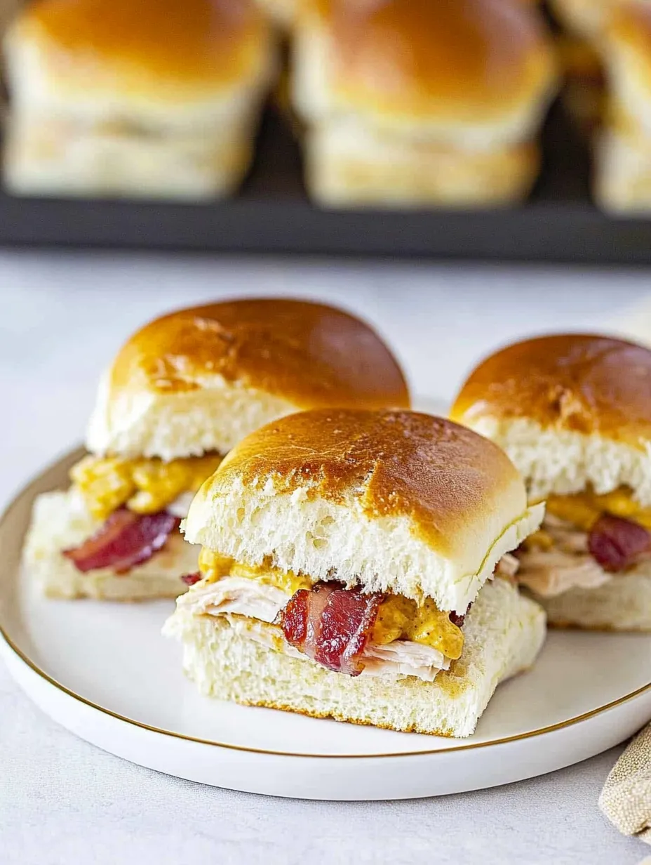 Easy Turkey Bacon Ranch Sliders Recipe