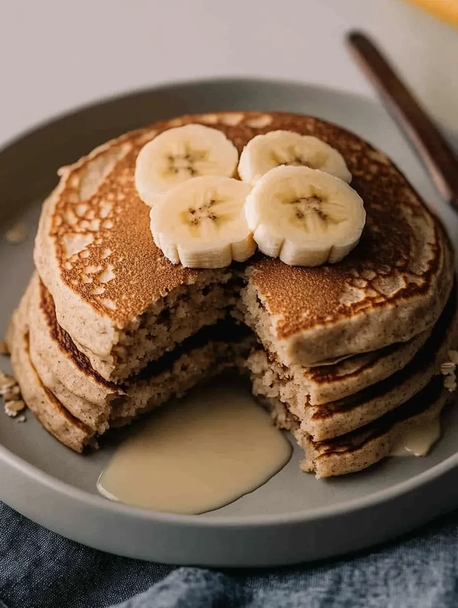 Oat Flour Banana Pancakes Recipe