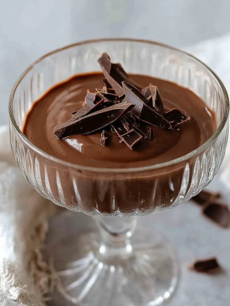 Healthy Chocolate Pudding