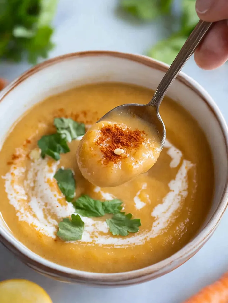 Creamy Carrot and Parsnip Soup