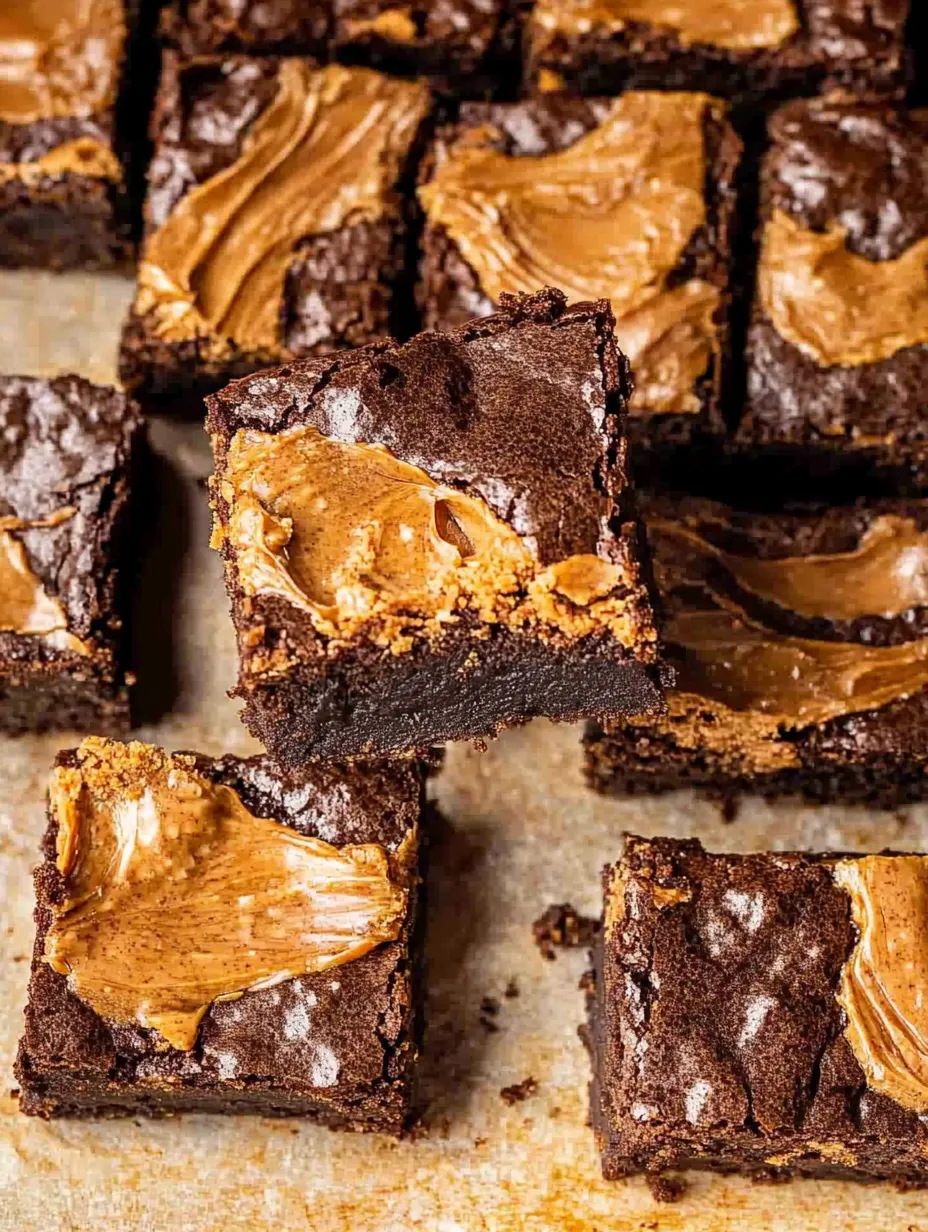 Easy Peanut Butter Brownies