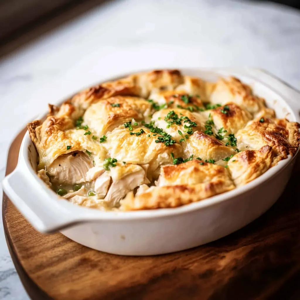 Easy Chicken Pot Pie Casserole Recipe
