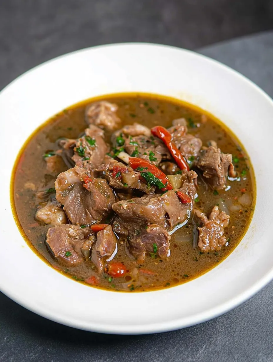 Easy Nigerian Pepper Soup
