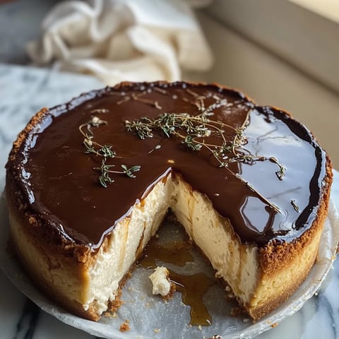 Tangy Feta Cheesecake
