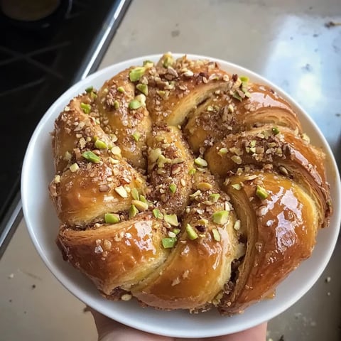 Fluffy Babka Baklava Buns