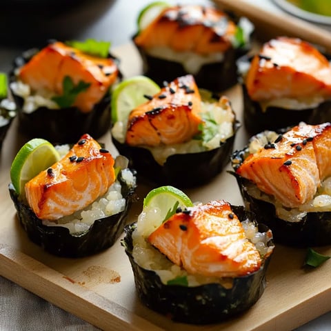 Viral Easy Salmon Sushi Bake Cups Recipe