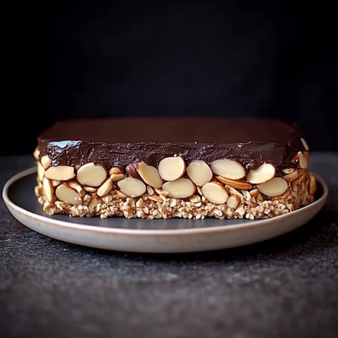 Almond Macaroon Torte with Chocolate Frosting