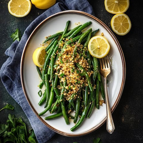 Easy Lemon Garlic Green Beans Recipe