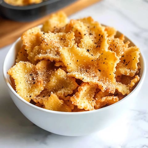 Easy Air Fryer Pasta Chips Recipe